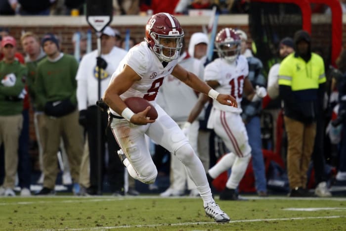 Alabama quarterback and top pro prospect Bryce Young.